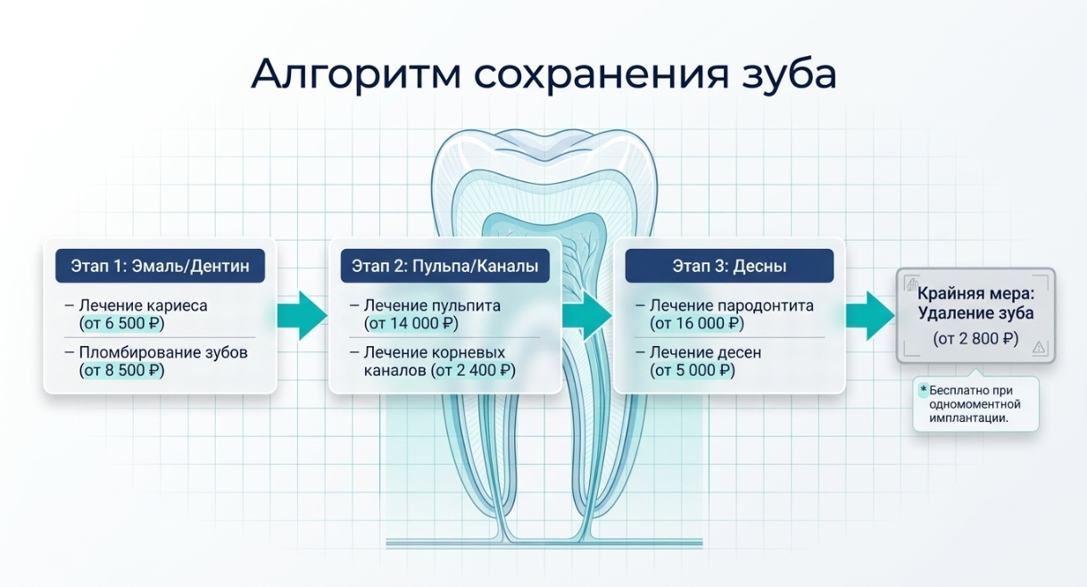 Протезирование зубов: коронки, мосты и протезы
