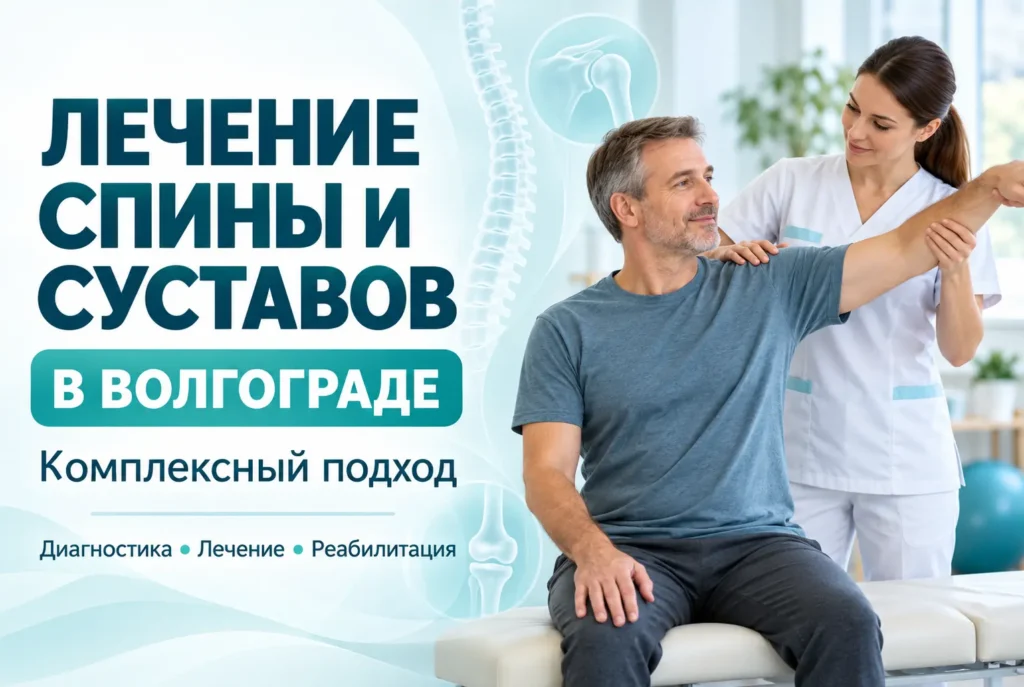 Комплексное лечение заболеваний опорно-двигательного аппарата в Волгограде