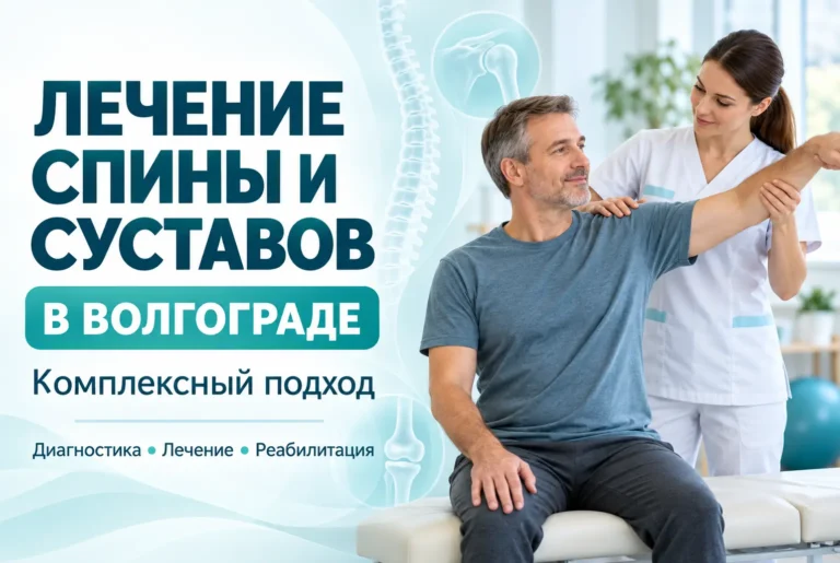 Комплексное лечение заболеваний опорно-двигательного аппарата в Волгограде